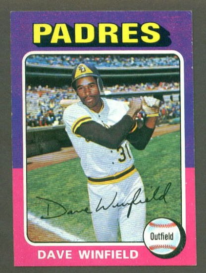 1975 Topps baseball set # 61 Dave Winfield HOF San Diego Padres