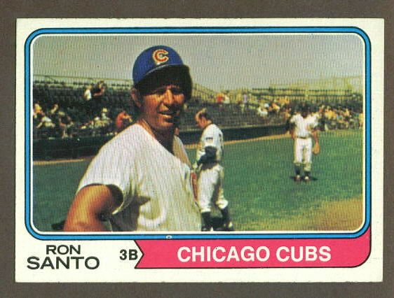 1974 Topps baseball set # 270 Ron Santo Chicago Cubs