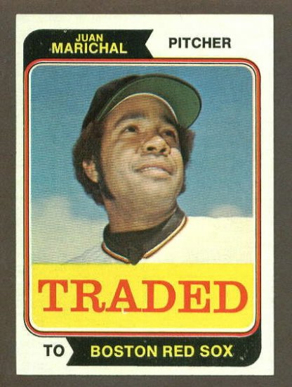 1974 Topps Traded baseball set # 330T Juan Marichal HOF Boston Red Sox