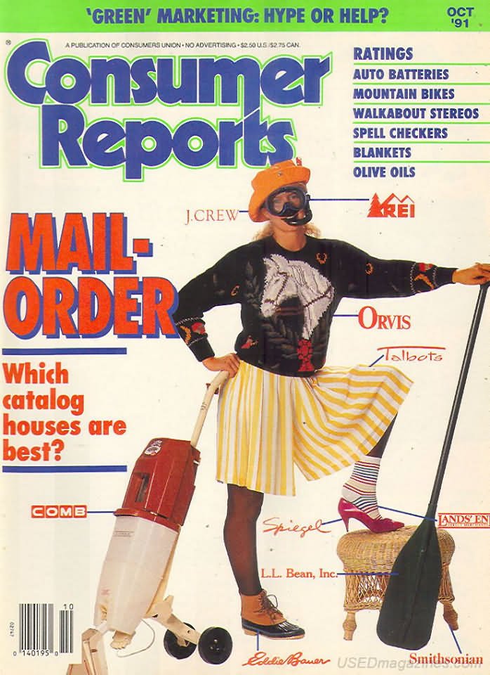 Consumer Reports Magazine - October 1991