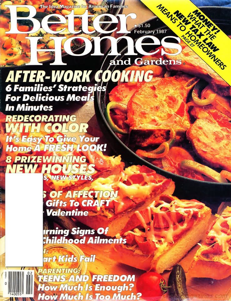 Better Homes & Gardens Magazine - February 1987