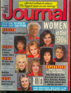 Ladies Home Journal Magazine - November 1989 - Women in the 90s