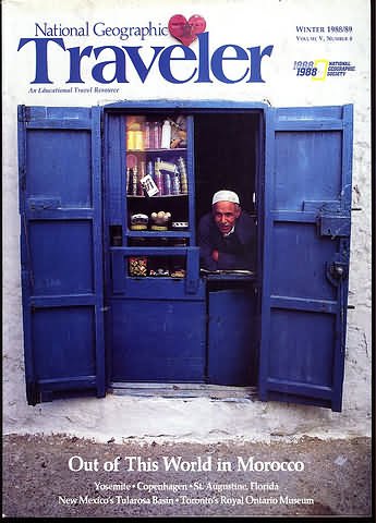 National Geographic Traveler Magazine - Winter 1988 / 1989 - Morocco