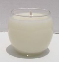 Votive w/ Glass Goblet - Bulb Style