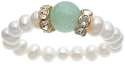 Genuine Pearl and Gemstone Adjustable Ring