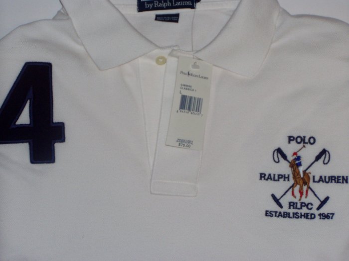 Polo Ralph Lauren Big Logo #4 Polo Shirt Size Large