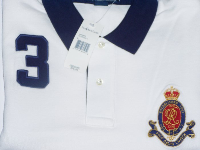 Polo Ralph Lauren Crest #3 Polo Shirt Size Large