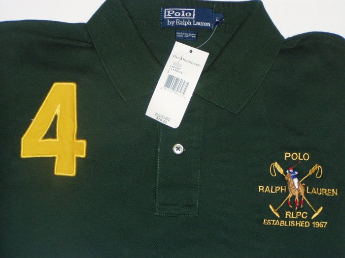 Polo Ralph Lauren Big Logo #4 Polo Shirt Size Extra Large
