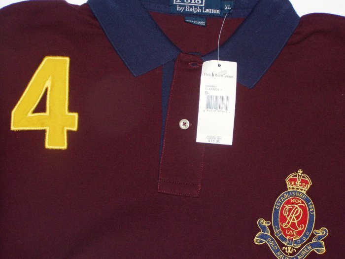 Polo Ralph Lauren Big Logo #4 Polo Shirt Size Extra Large