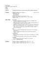 College Graduate Resume