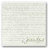 I Love Grandpa 12 x 12 Scrapbook Paper