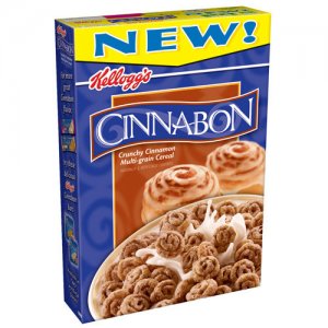 Kellogg's Cinnabon Crunchy Cinnamon Multi-Grain Cereal, 10 Oz