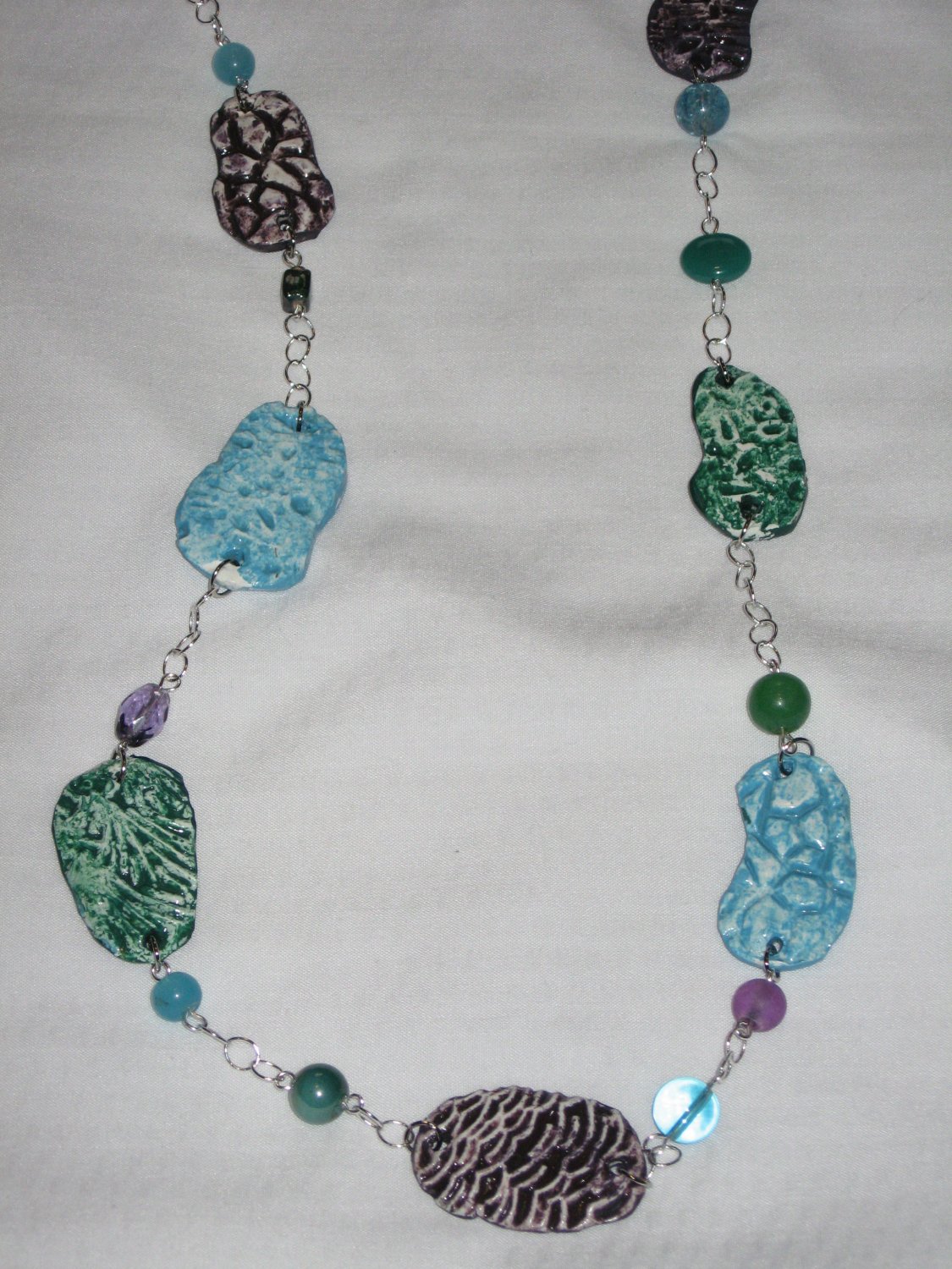 Polymer Clay Stone Necklace