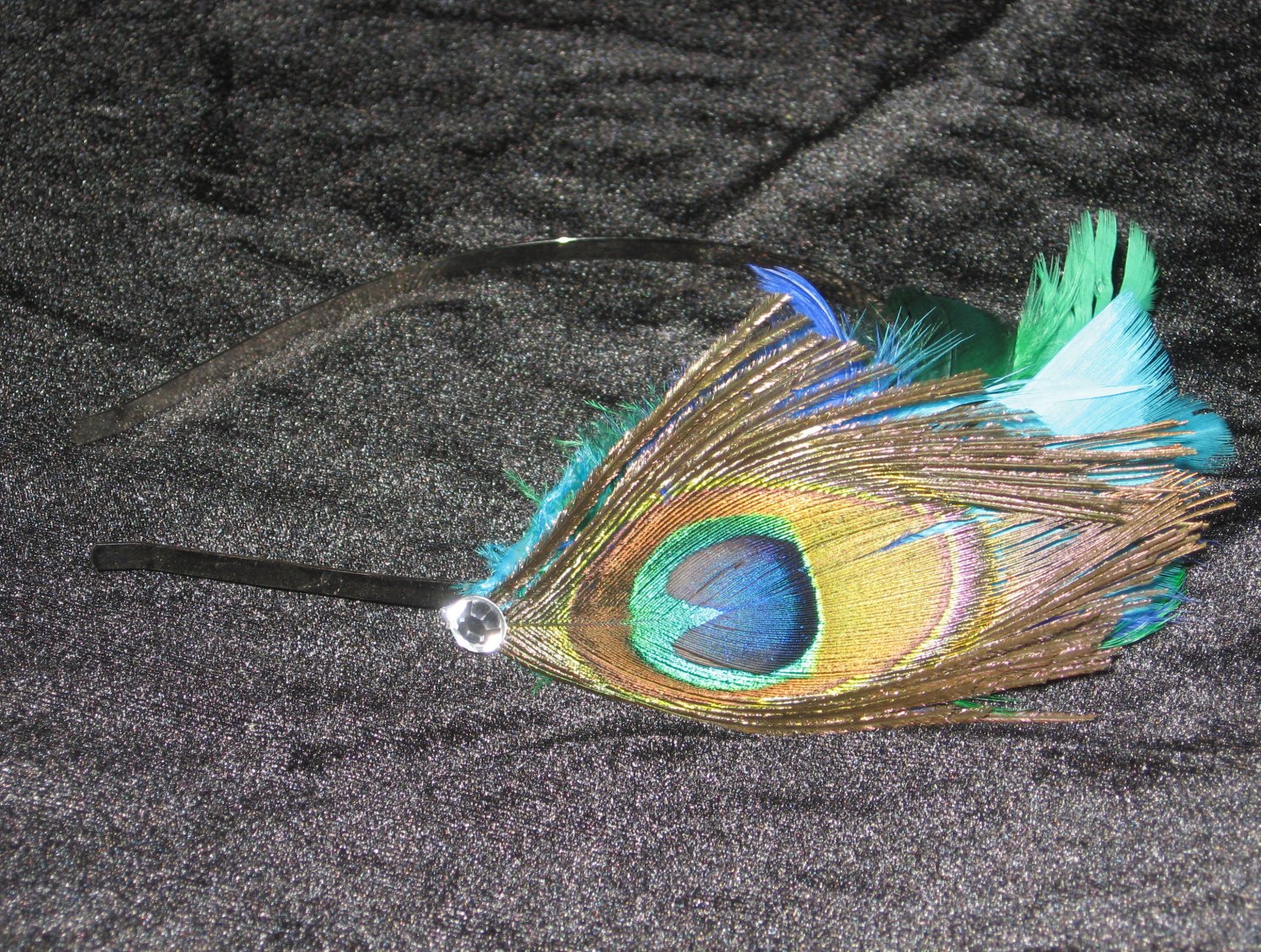 Peacock Feather Headband