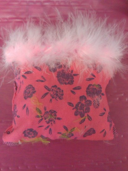 Cat Pillow with Feathers (Celery fill)
