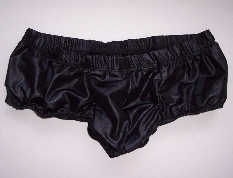 K684 HOT MEN MESH HIPSTER PANTIES BRIEF Pouch black