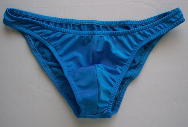 K318B HOT SEXT MEN RIO BACK SWIM BIKINI SKIMPY POUCH Turquoise Blue