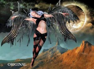 Counted Cross Stitch Pattern - Dark Unicorn - Animals &amp; Insects