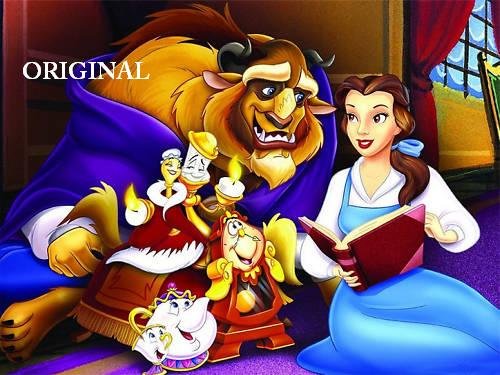 Beauty and the Beast Cross Stitch Pattern Disney ETP