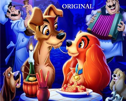 Lady and the Tramp Cross Stitch Pattern Disney ETP