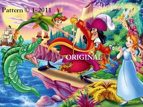 Peter Pan Cross Stitch Pattern Disney ~ETP~