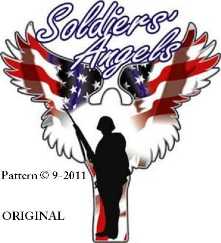 A Soldier's Angel #2 Cross Stitch Pattern USA Patriotic ~ETP~