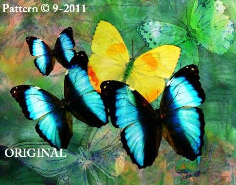 Butterfly Fantasy Cross Stitch Pattern ~ETP~