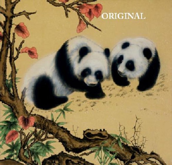 Oriental Pandas Cross Stitch Pattern Bears ETP