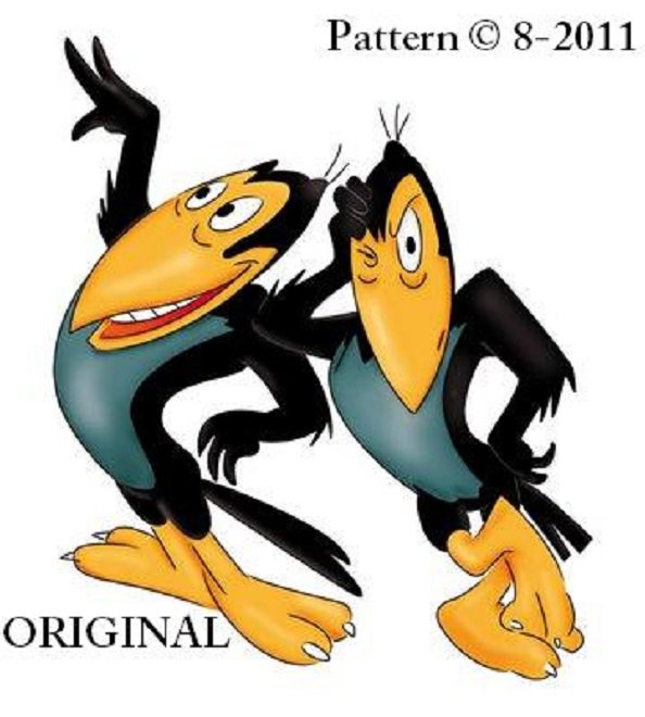 Heckle & Jeckle... ~Counted~ Cross Stitch Pattern ETP
