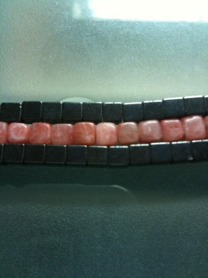 Hematite and Lepidolite Collar