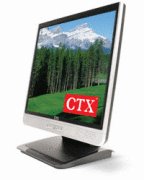 CTX S792A 17 inch LCD Monitor W/Speaker (Silver/Black)