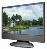 Amonits MW9-SILVER 19 inch Wide-Sreen DVI LCD Monitor (Silver), w/ Speaker