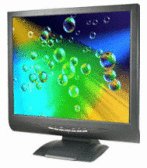 Amonits TC7-BLACK 17 inch DVI LCD Monitor (Black), w/ Speaker