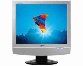 LG Electronics M1717S-SN 17 inch LCD Monitor w/ Speaker (Silver/Black)