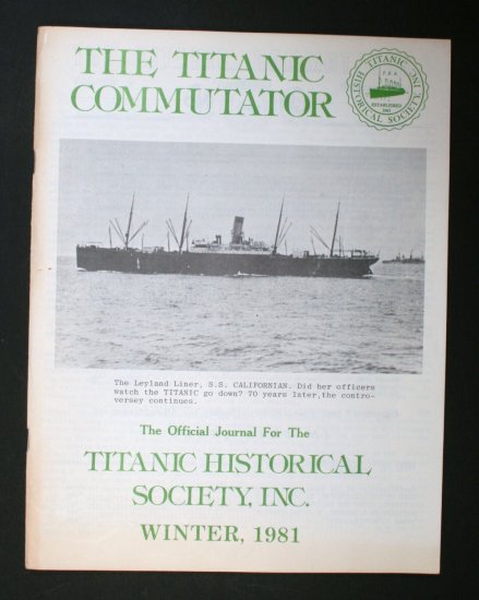 Titanic Commutator - Volume 5 Number 3 - 1981