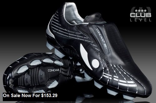 Concave PT1 FG Mens Boots Black/White