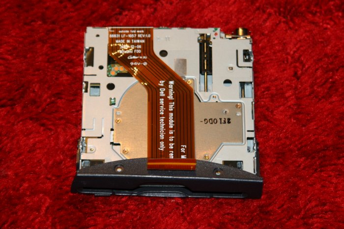 DELL INSPIRON FLOPPY DRIVE WITH CABLE AND FACE!!!