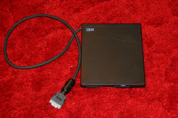IBM THINKPAD EXTERNAL FLOPPY DRIVE AND ENCLOSURE!!!