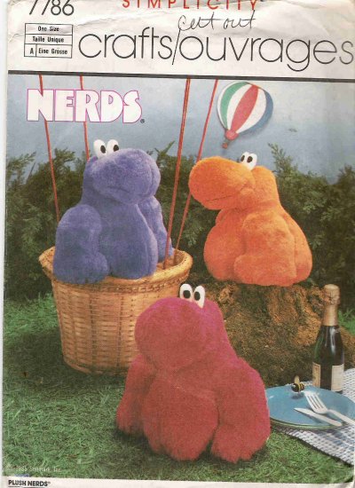 Simplicity Crafts 7786 Plush Nerds