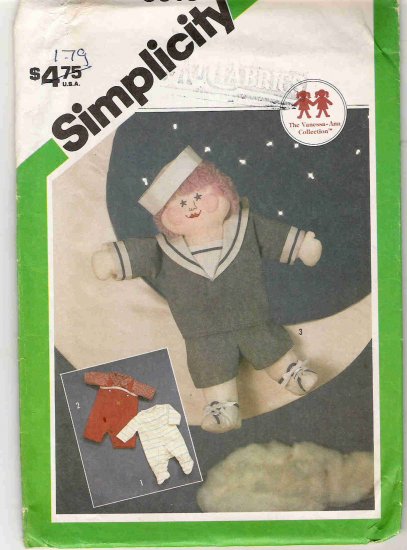 Simplicity Crafts 6613 Moonbeam Boy and Clothes Pattern