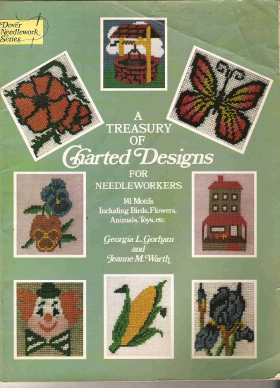 A Treasury of Charted Designs for Needleworkers #2PC