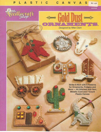Gold Dust Ornaments in Plastic Canvas #1PCSC