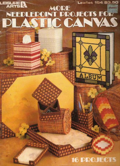 More Needlepoint Projects for Plastic Canvas Leaflet 184
