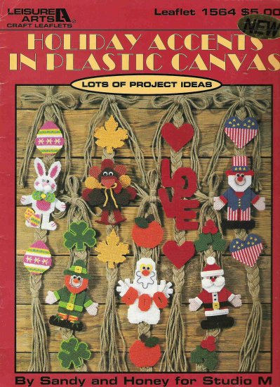 Holiday Accents in Plastic Canvas Leaflet 1564 #1PCSC