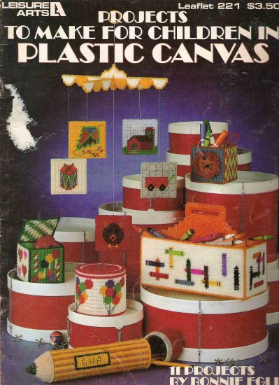 Projects to Make for Children in Plastic Canvas Leaflet 221