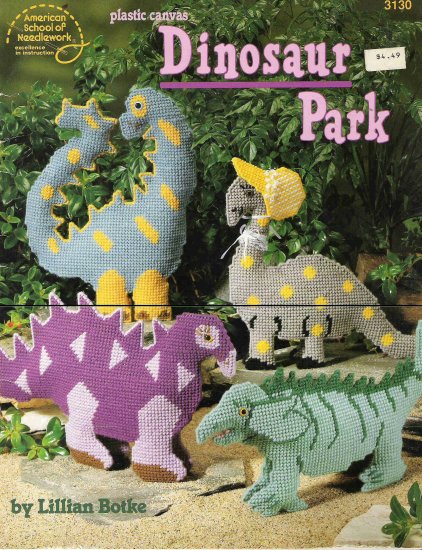 Plastic Canvas Dinosaur Park #1PCSC