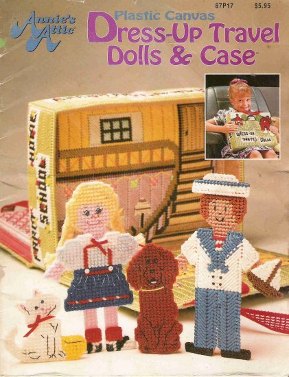 Dress Up Travel Dolls and Case Craft Book #1PCSC