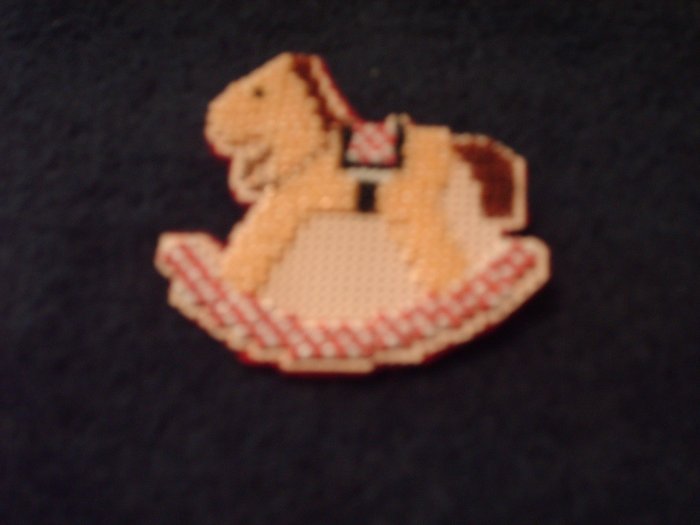 Rocking Horse Beaded Pin