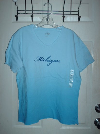 Ladies Michigan Shirt Blue