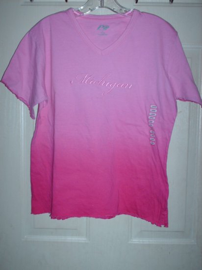 Ladies Michigan Shirt Pink